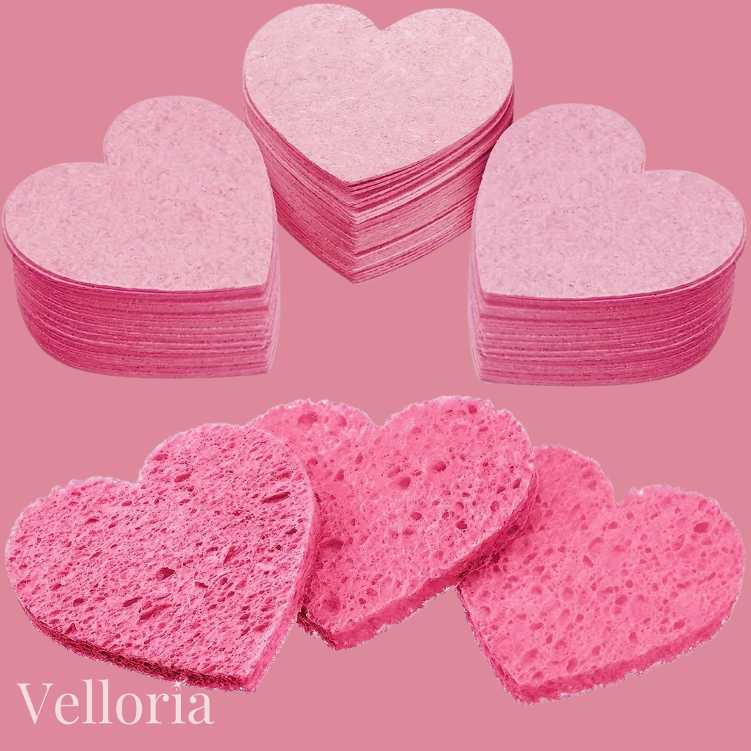 Velloria™ Kalpli Doğal Selüloz Sünger (10 Adet)